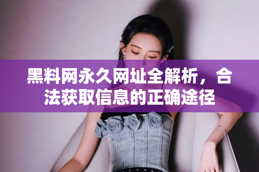 黑料网永久网址全解析,合法获取信息的正确途径 黑料网永久网址全解析,合法获取信息的正确途径