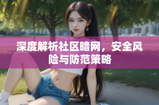深度解析社区暗网,安全风险与防范策略 深度解析社区暗网,安全风险与防范策略